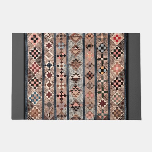 Paillasson Surface composée aux formes géométriques (Devant)