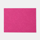 Paillasson Surface rose texturée avec un motif subtil tourbil (Devant)