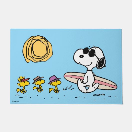 Paillasson Surfant Snoopy Été (Devant)