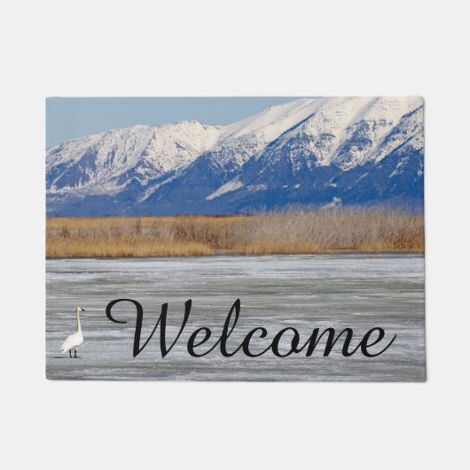 Paillasson Swan et neige (Devant)