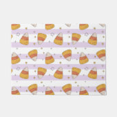 Paillasson Sweet Candy Corn & Stars Halloween Motif (Devant)