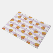 Paillasson Sweet Candy Corn & Stars Halloween Motif (Incliné)