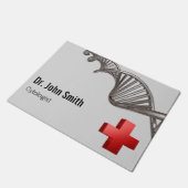 Paillasson Symbole 3D Médicale professionnel ADN croisé (Incliné)