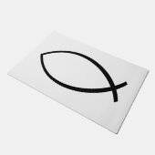 Paillasson Symbole Christian Fish (Ichthys) (Incliné)