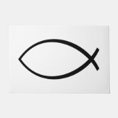 Paillasson Symbole Christian Fish (Ichthys) (Devant)