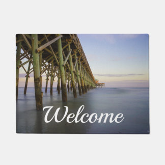 Paillasson Symbole de bienvenue de la jetée Folly Beach