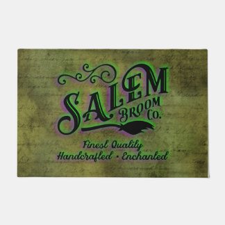 Paillasson Symbole de la société Halloween Witch Salem Broom
