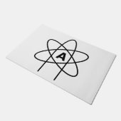 Paillasson Symbole de l'athéisme (Emblème d'Atom) (Incliné)