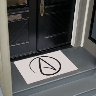 Paillasson Symbole de l'athéisme - Signe athée