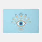 Paillasson Symbole de protection turc des yeux mal grecs déco (Devant)