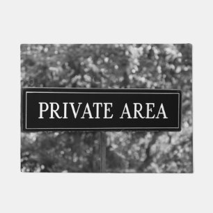 PAILLASSON SYMBOLE DE ZONE PRIVÉE
