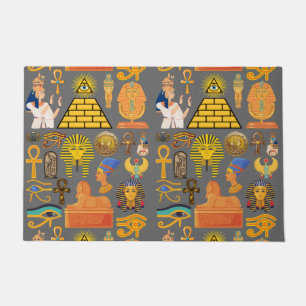 Paillasson Symbole motif Hiéroglyphe égyptien antique