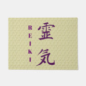 Paillasson Symbole Reiki en violet (Devant)