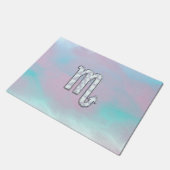 Paillasson Symbole Scorpio dans la décoration de style perle (Incliné)