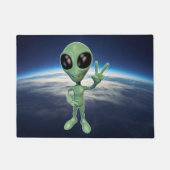 Paillasson SYMBOLE VERT Alien Peace V (Devant)