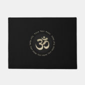 Paillasson SYMBOLE YOGAF AUX Parties scintillant Om (Devant)