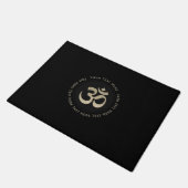 Paillasson SYMBOLE YOGAF AUX Parties scintillant Om (Incliné)