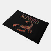 Paillasson SYMBOLE Zodiaque Scorpio Porte noire Mat (Incliné)