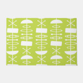 Paillasson Symboles Abstraits de l'ère atomique Chartreuse (Devant)