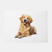 Paillasson Sympathique Golden Retriever Smile - Loyal Chien P (Devant)