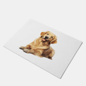 Paillasson Sympathique Golden Retriever Smile - Loyal Chien P (Incliné)