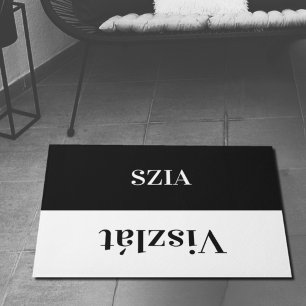 Paillasson Szia - salutations en hongrois