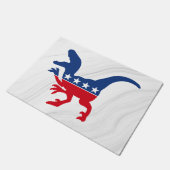 Paillasson T-Rex patriotique anti-politique (Incliné)