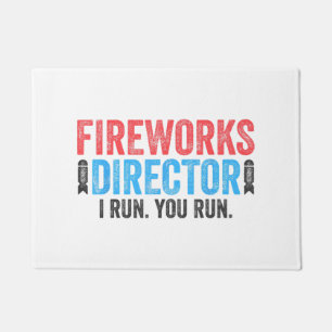 Paillasson T-Shirt 4 juillet Directeur de Fireworks