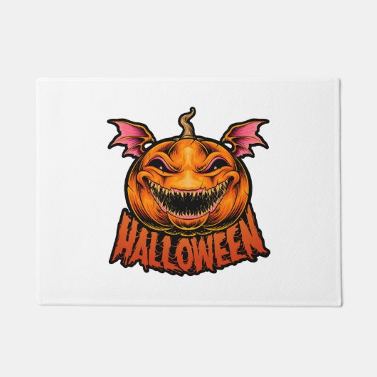 Paillasson T-shirt citrouille halloween halloween halloween (Devant)