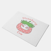 Paillasson T-shirt classique à la fraise rose (Incliné)