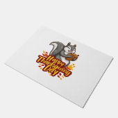 Paillasson T-shirt classique Bon thanksgiving mignon écureuil (Incliné)