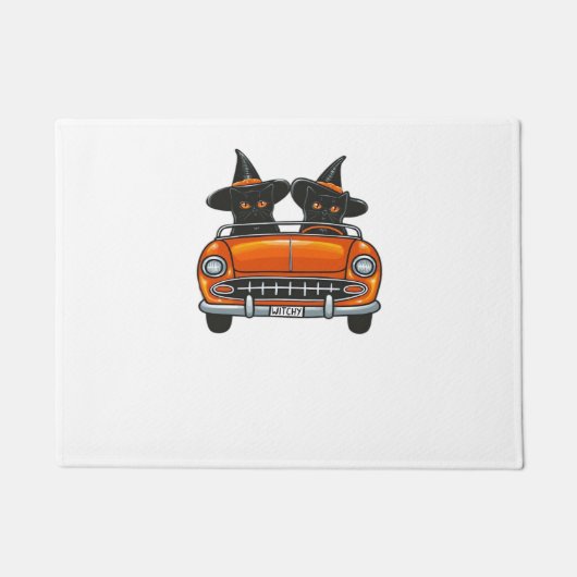 Paillasson T-shirt classique Chats de cuisine Halloween (Devant)