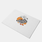 Paillasson T-shirt classique Halloween Kitty et Spiders (Incliné)