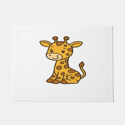 Paillasson T-shirt classique pour bébé girafe (Devant)