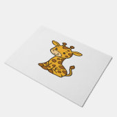 Paillasson T-shirt classique pour bébé girafe (Incliné)