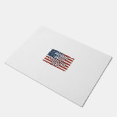 Paillasson T-shirt du mari patriote papa protecteur héros dra (Incliné)