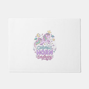 Paillasson T-shirt graphique pastel mignon énergie corne cosm