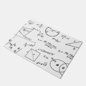 Paillasson Tableau blanc d'algèbre de maths géométrie (Incliné)