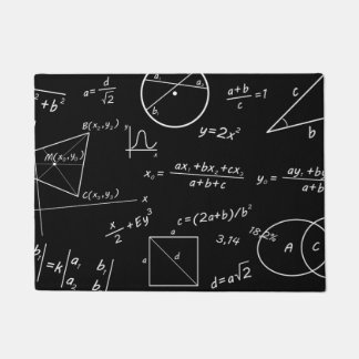 Paillasson Tableau noir de maths