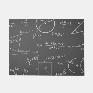 Paillasson Tableau noir mathématique