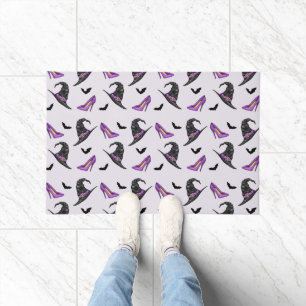 Paillasson Talons de lilas chapeau de sorcière avec motif Hal