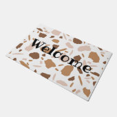 Paillasson Tan Terrazzo Brown et beige (Incliné)
