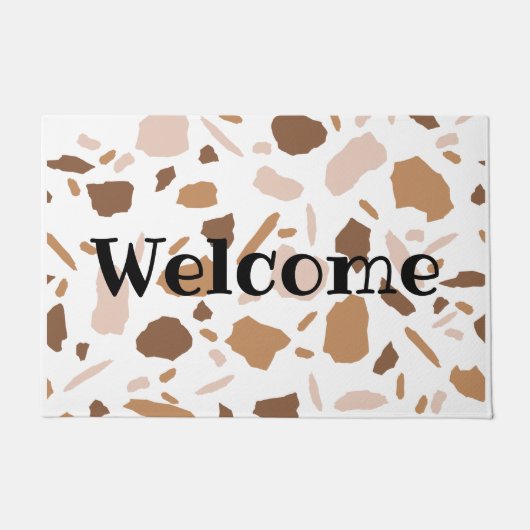 Paillasson Tan Terrazzo Brown et beige (Devant)