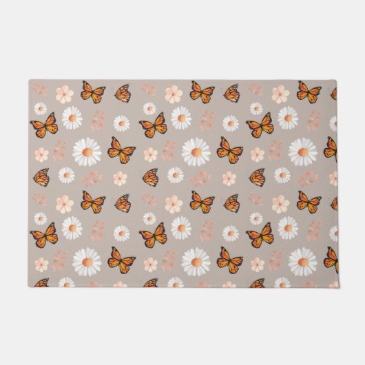 Paillasson Tapete de Borboletas Monarca (Devant)