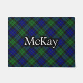 Paillasson Tartan écossais de McKay MacKay de clan (Devant)