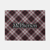 Paillasson Tartan écossais de McPherson MacPherson de clan (Devant)