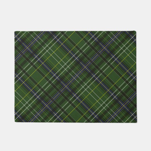 Paillasson Tartan en vert (Devant)