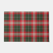 Paillasson Tartan vert foncé, rouge et blanc (Devant)