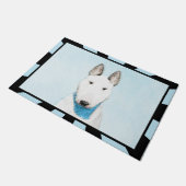 Paillasson Taureau Terrier - Cute Original Chien Art (Incliné)