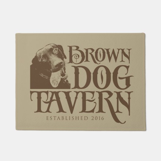 Paillasson Taverne Brown de chien (Devant)